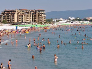 Sunny Beach Bulgarije drukte