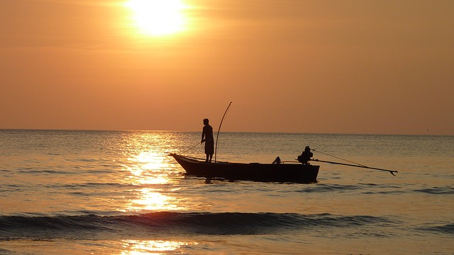 Vissersboot vakantie Thailand