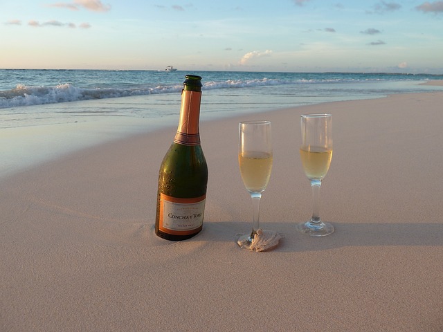 Reizen Aruba strand zee wijn